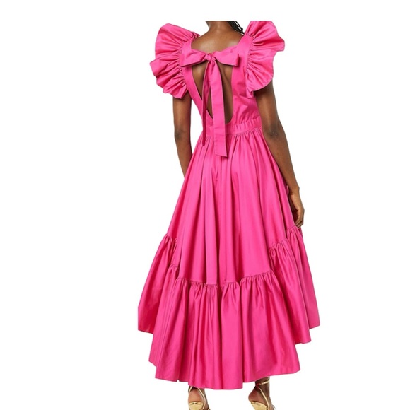BNWT “Making The Cut” Ruffle Dress high low with Flounce - Picture 3 of 7